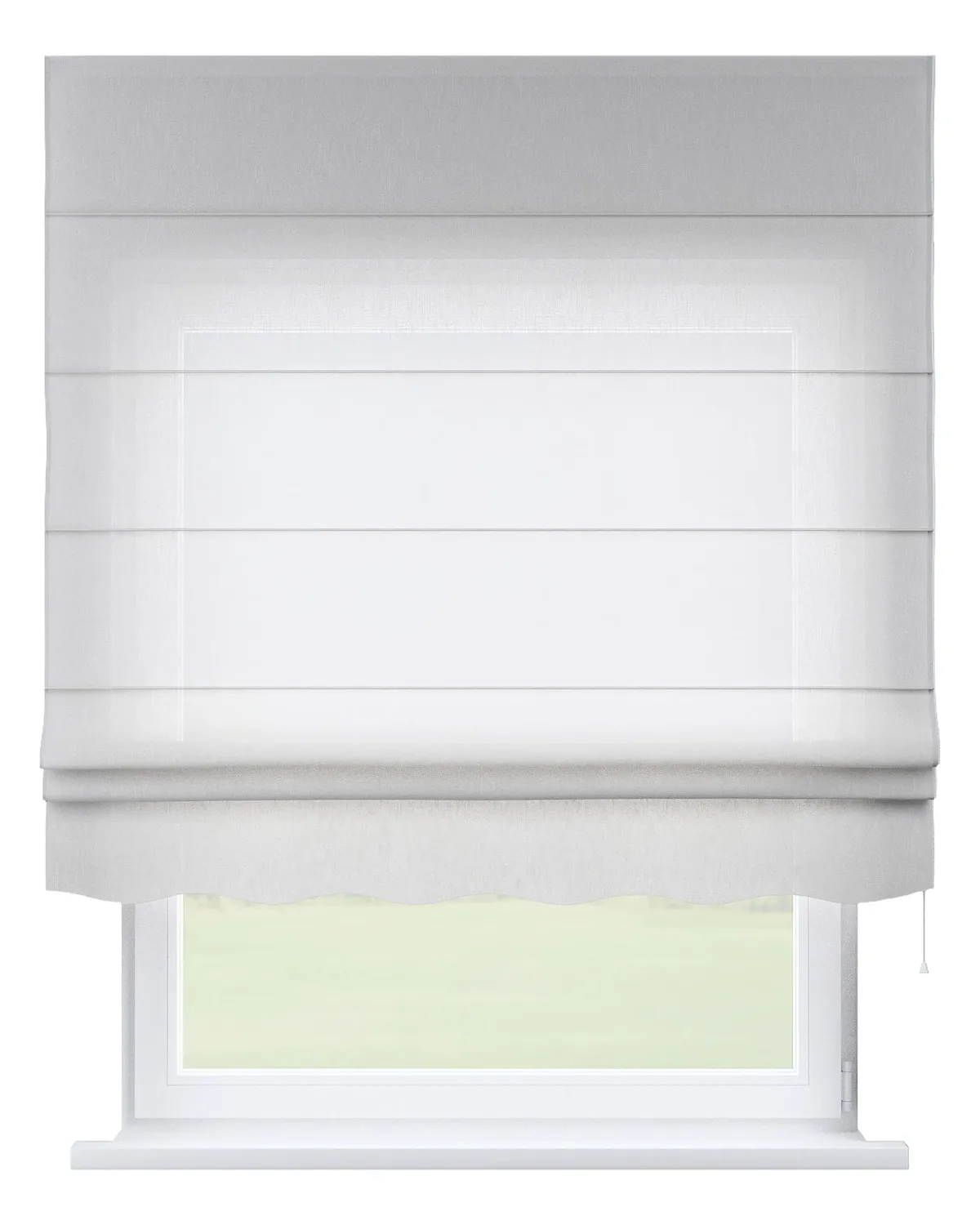 Raffrollo Firenze Farbe creme Stoff halbtransparent, strukturiert, gemustert de Dekoria – photo du produit
