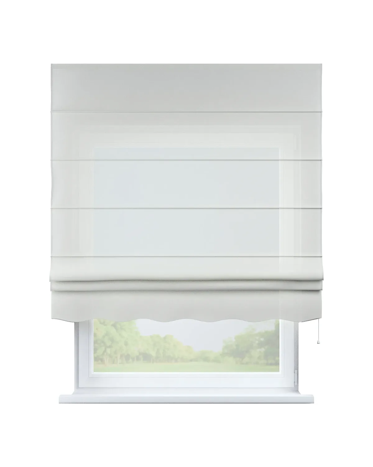 Raffrollo Firenze Farbe creme Stoff halbtransparent, strukturiert de Dekoria – photo du produit