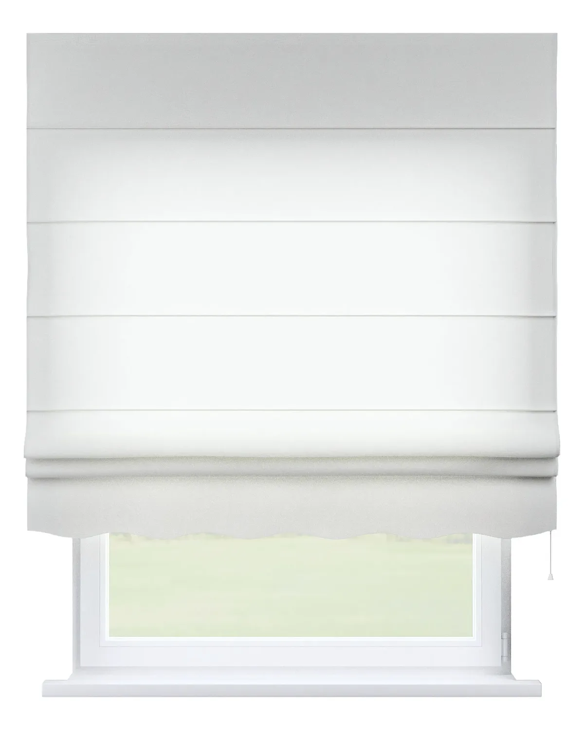 Raffrollo Firenze Farbe creme Stoff halbtransparent, strukturiert de Dekoria – photo du produit