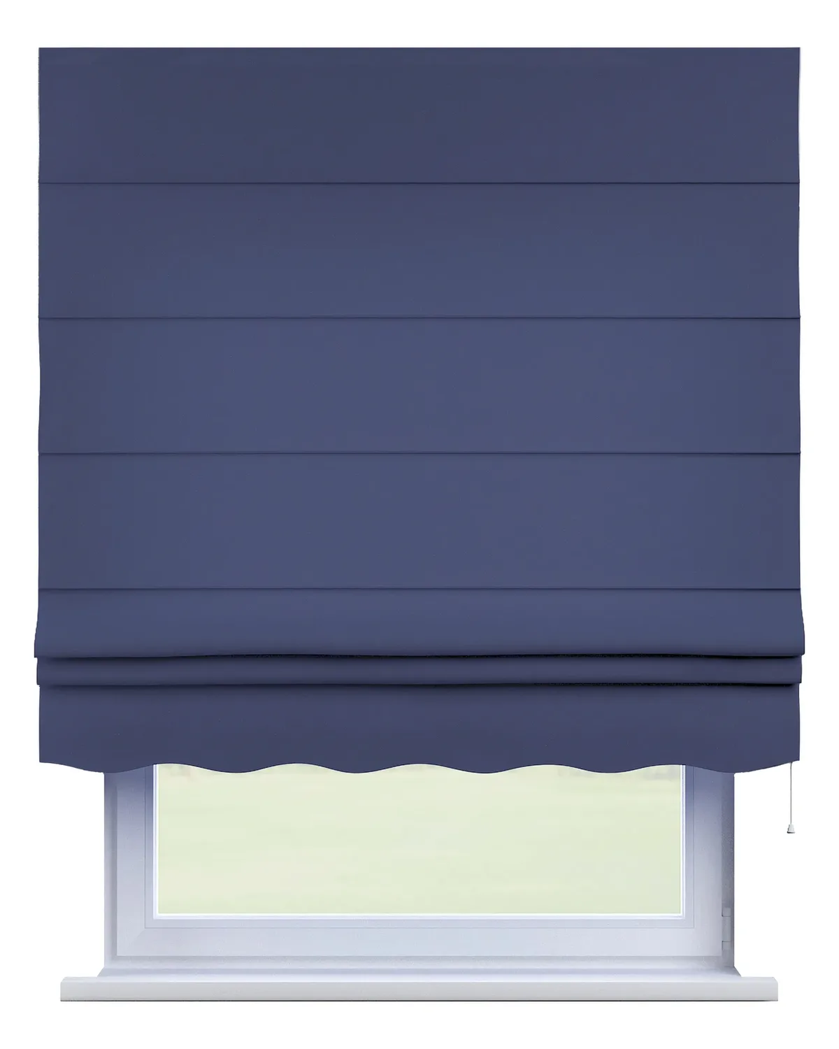 Raffrollo Firenze Farbe dunkelblau de Dekoria – photo du produit