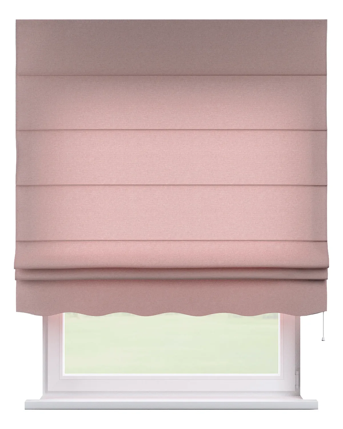 Raffrollo Firenze Farbe rot von Dekoria – Produktfoto