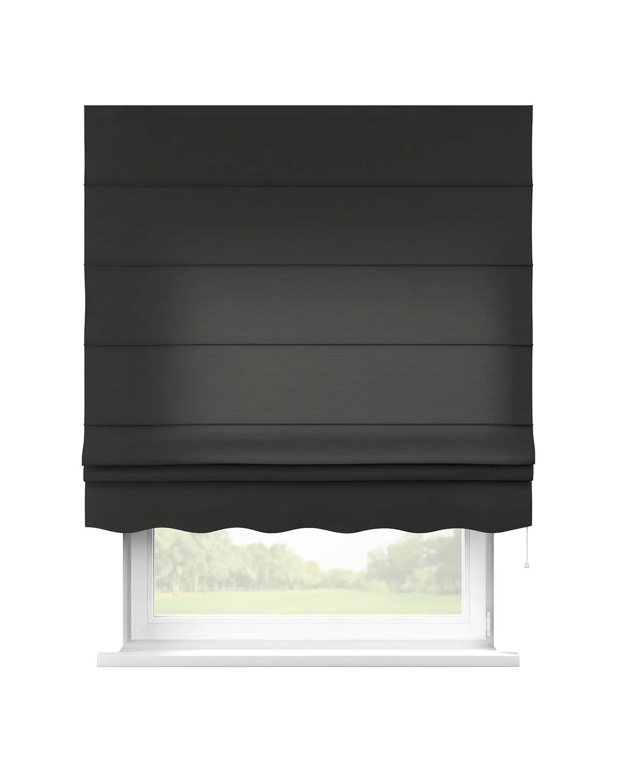 Raffrollo Firenze Farbe schwarz de Dekoria – photo du produit