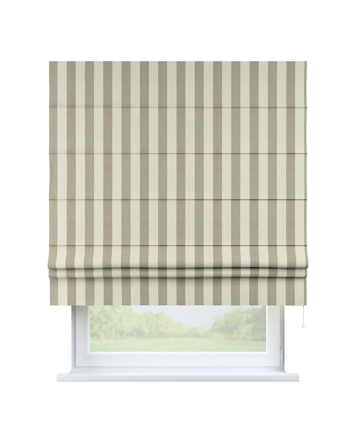 Raffrollo Padva Farbe beige Stoff gemustert by Dekoria – product photo