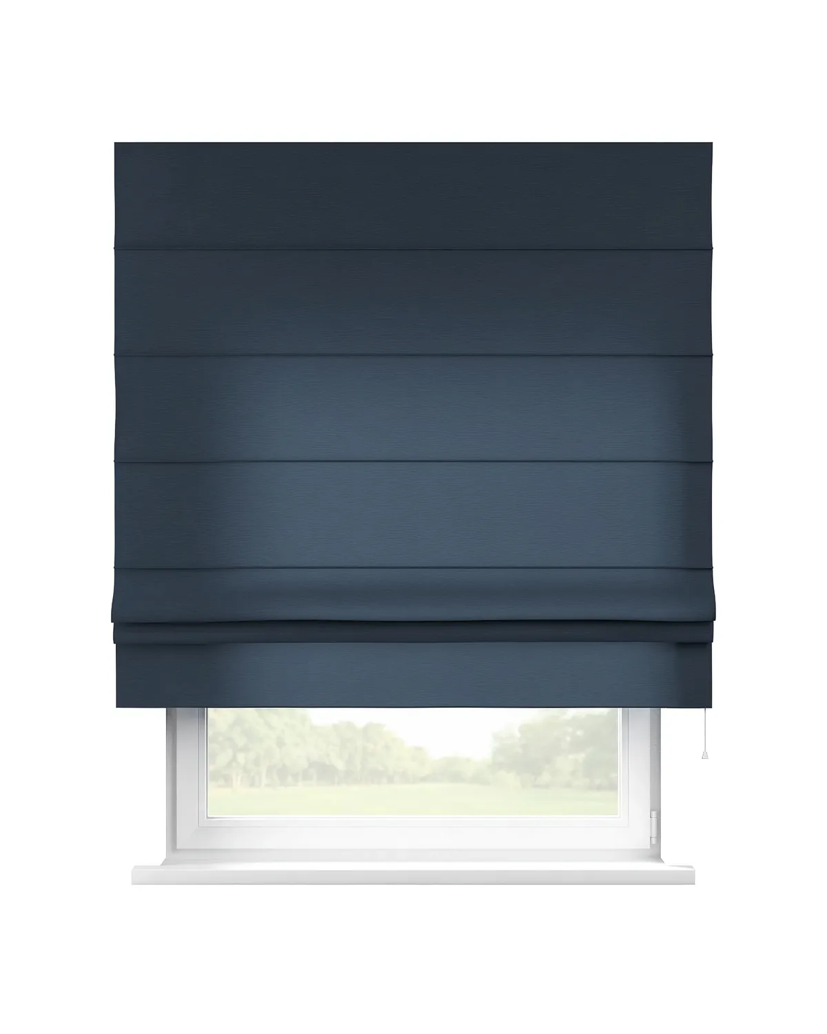 Raffrollo Padva Farbe dunkelblau de Dekoria – photo du produit