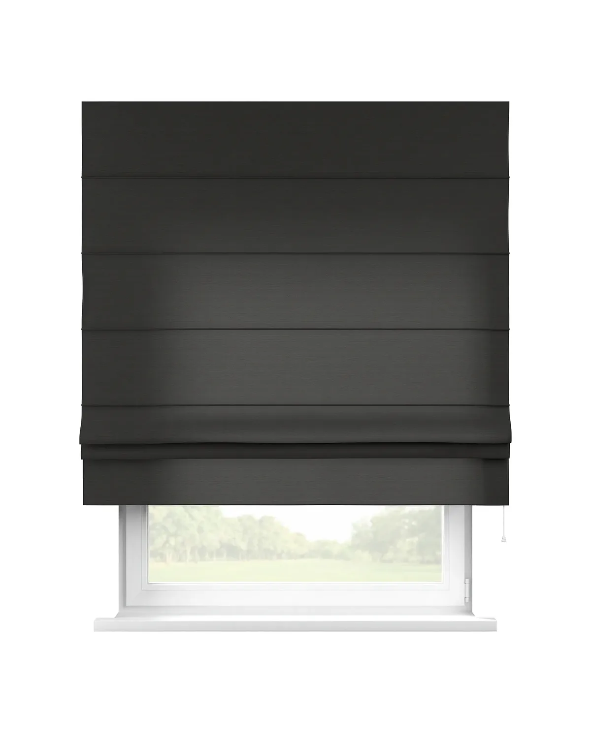 Raffrollo Padva Farbe schwarz de Dekoria – photo du produit