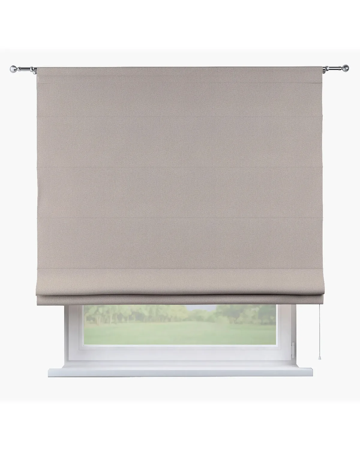 Raffrollo Torino Farbe beige Stoff verdunkelnd de Dekoria – photo du produit