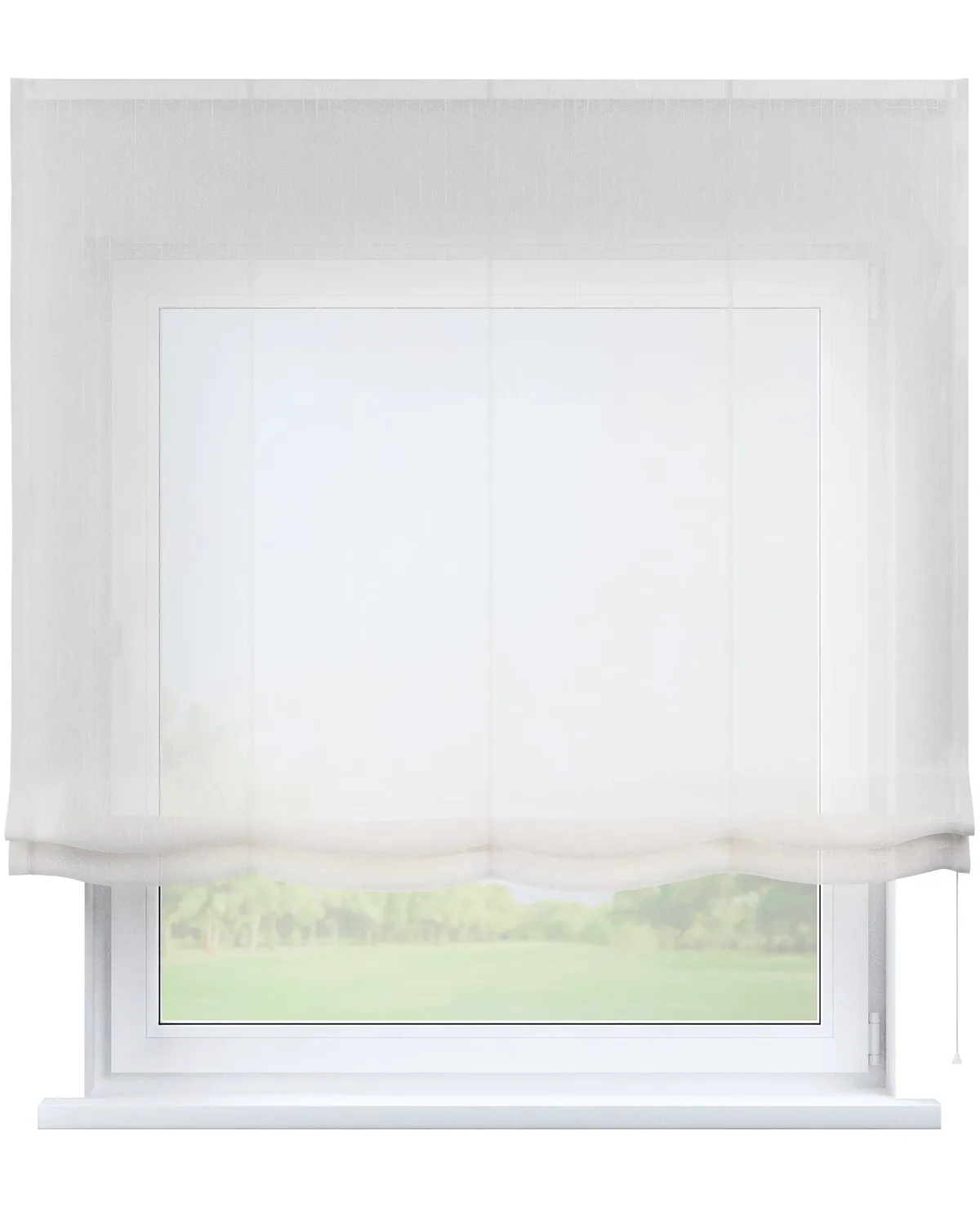 Raffrollo Venice Farbe creme Stoff halbtransparent, strukturiert, gemustert de Dekoria – photo du produit