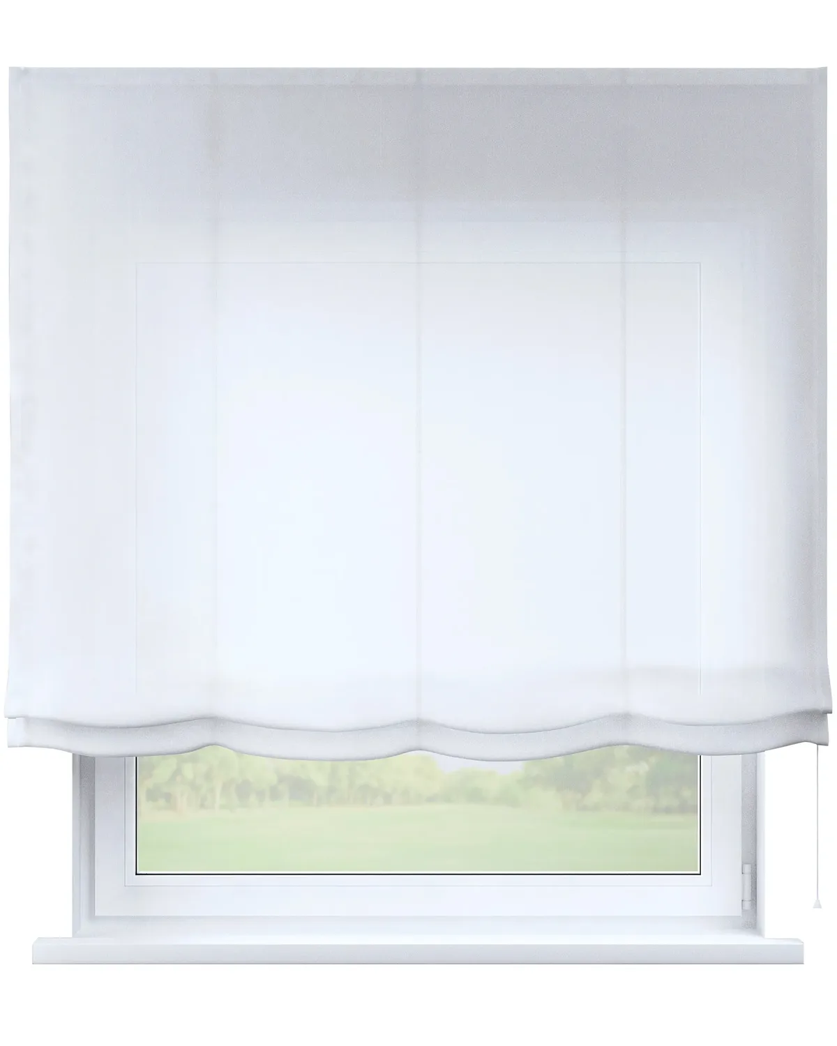 Raffrollo Venice Farbe creme Stoff halbtransparent, strukturiert, gemustert de Dekoria – photo du produit