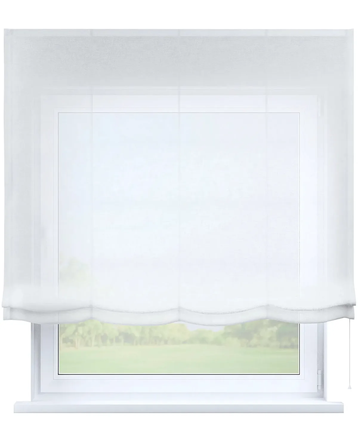 Raffrollo Venice Farbe creme Stoff halbtransparent, strukturiert de Dekoria – photo du produit