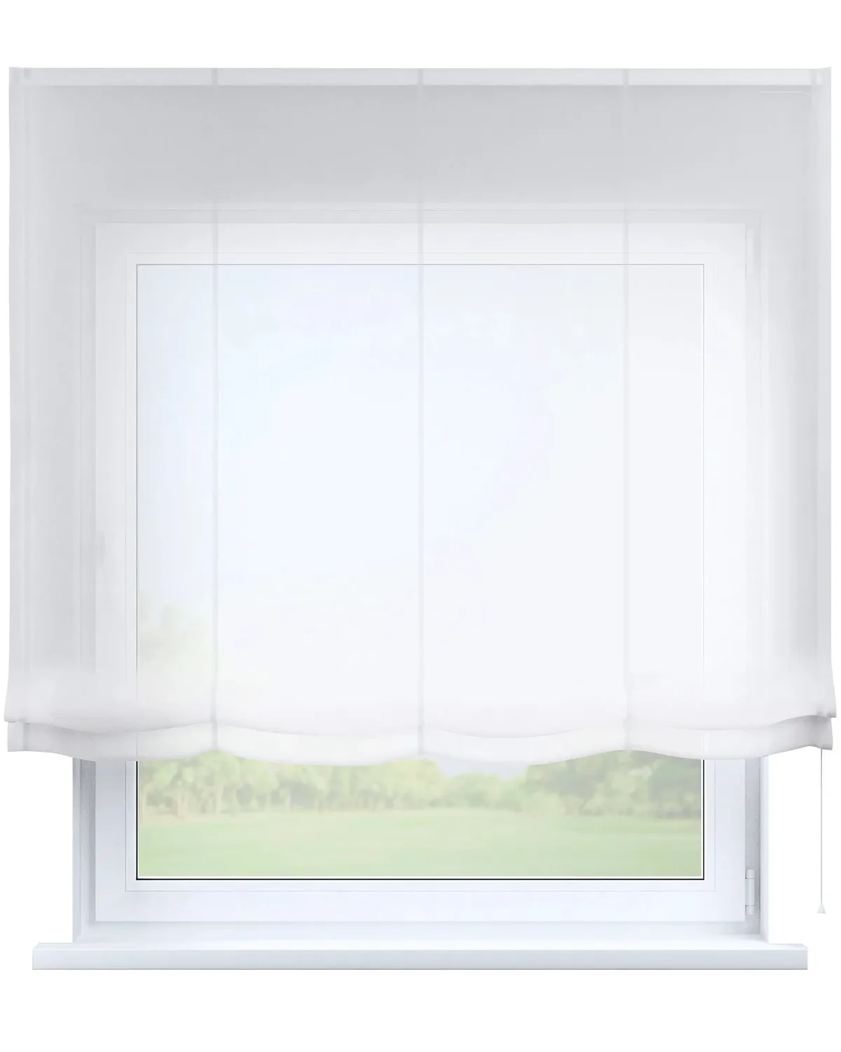 Raffrollo Venice Farbe creme Stoff halbtransparent, strukturiert de Dekoria – photo du produit