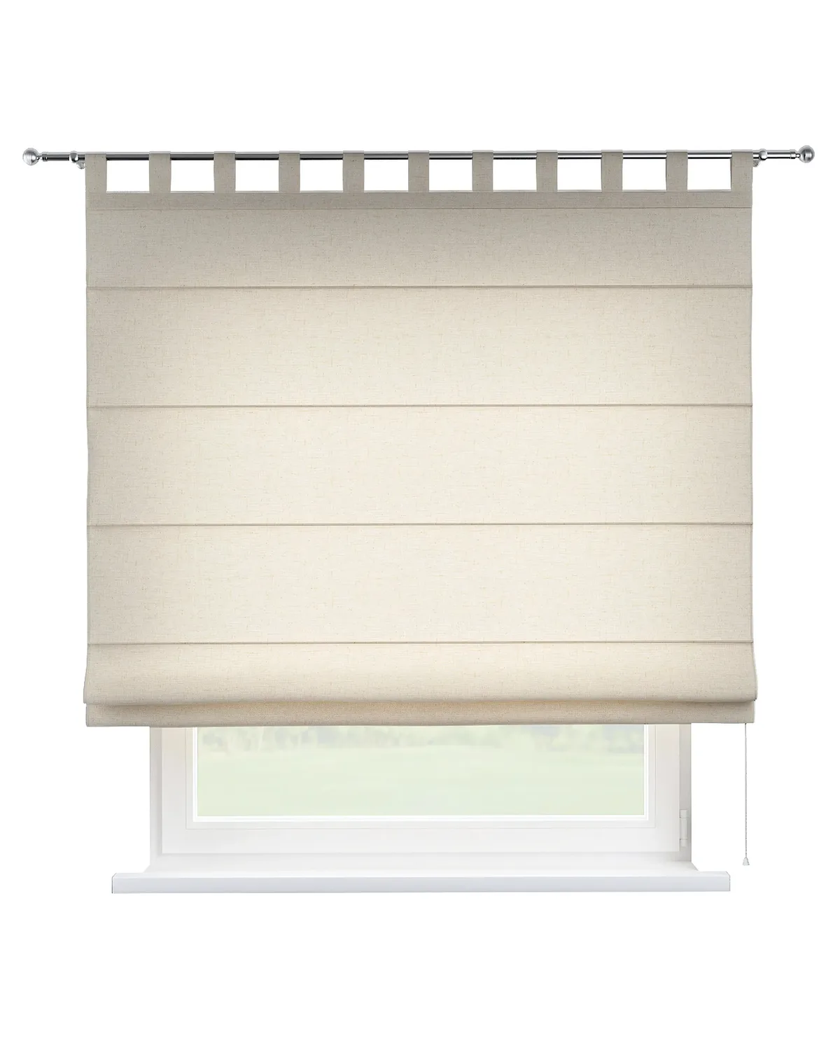 Raffrollo Verona Farbe beige Stoff halbtransparent de Dekoria – photo du produit