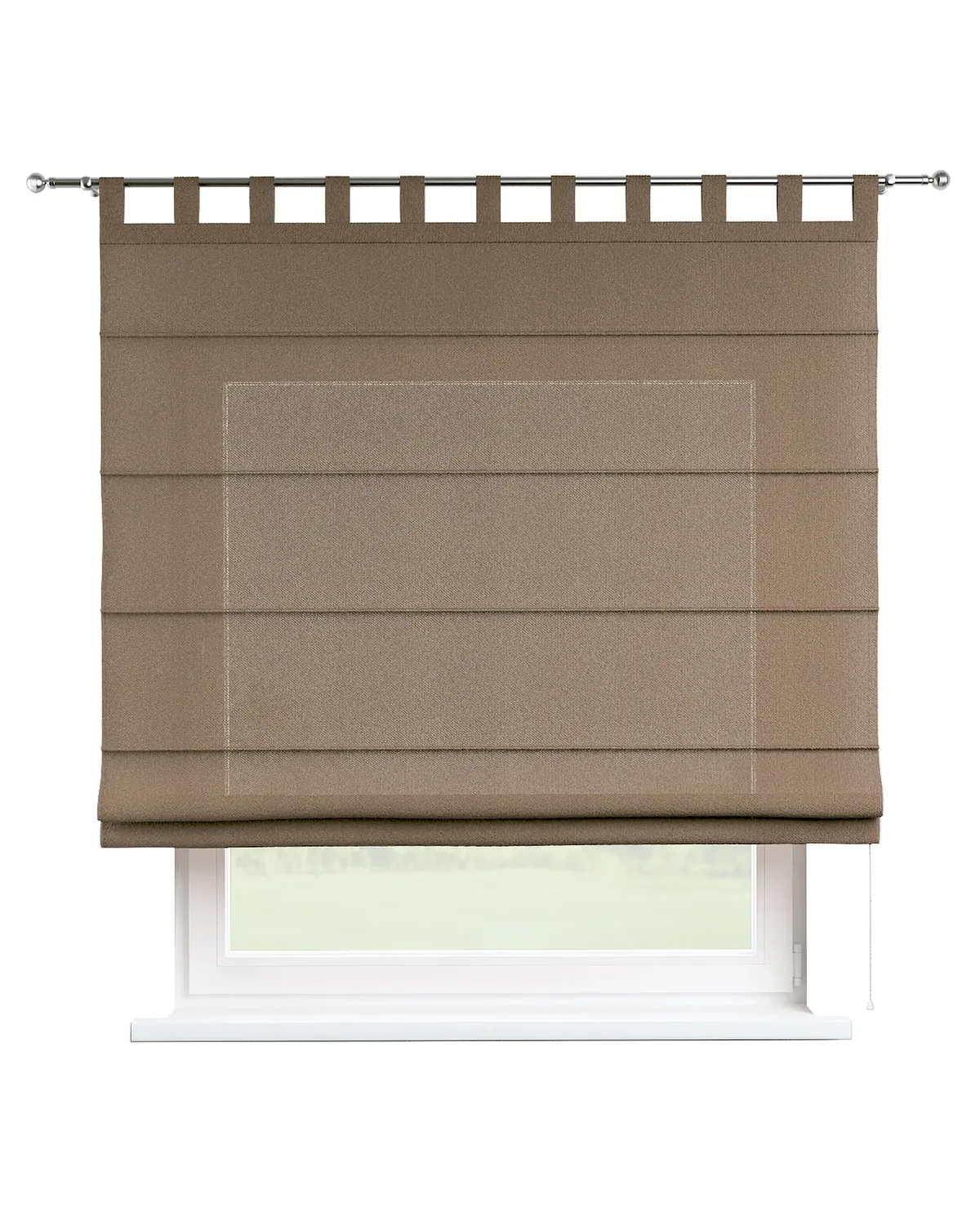 Raffrollo Verona Farbe beige Stoff strukturiert de Dekoria – photo du produit