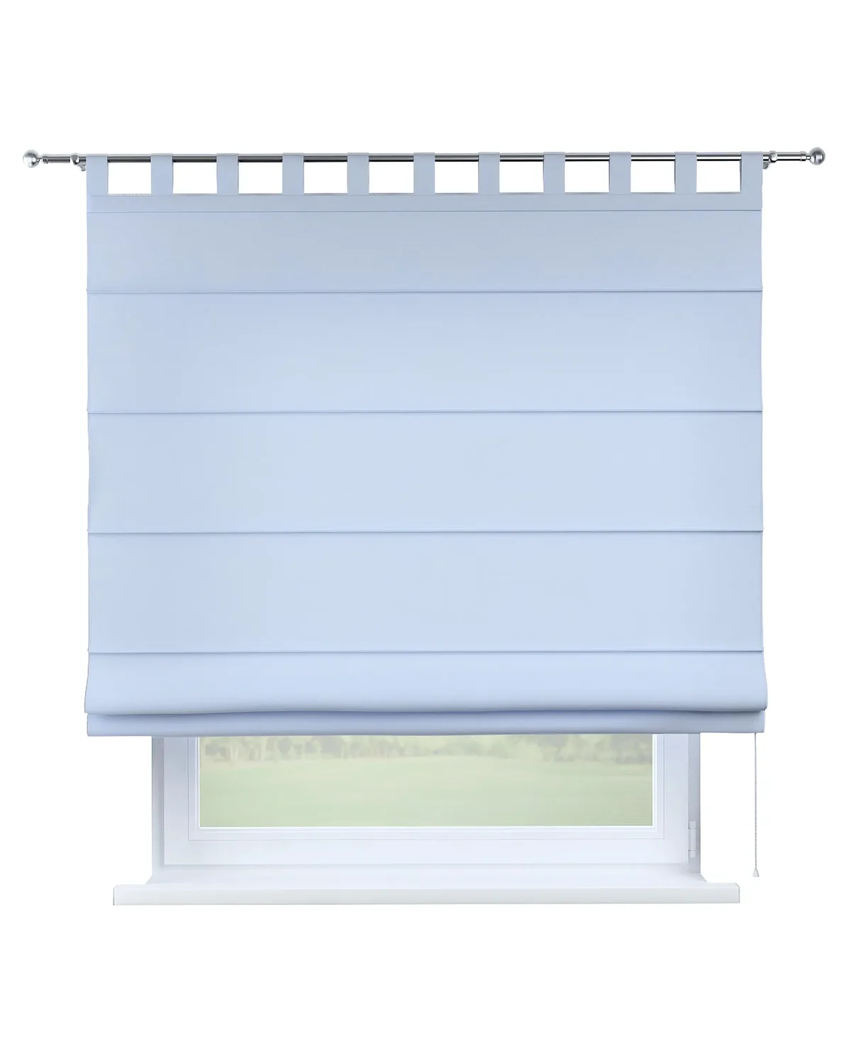 Raffrollo Verona Farbe blau by Dekoria – product photo