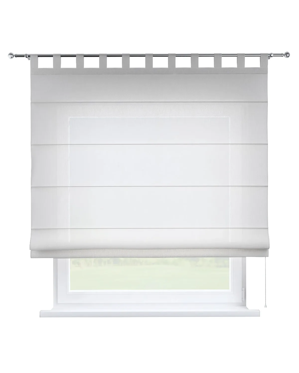 Raffrollo Verona Farbe creme Stoff halbtransparent, strukturiert, gemustert de Dekoria – photo du produit