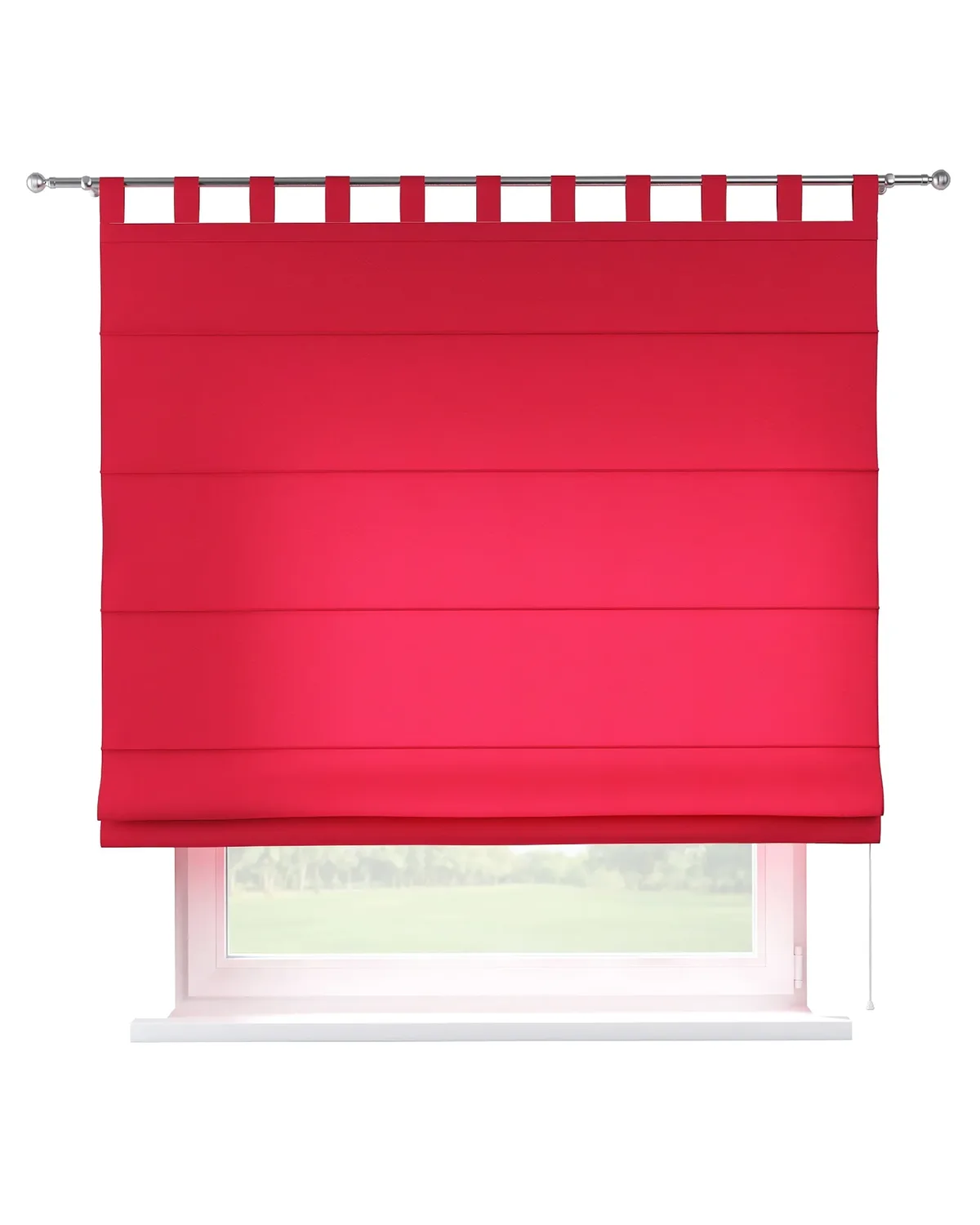 Raffrollo Verona Farbe rot de Dekoria – photo du produit