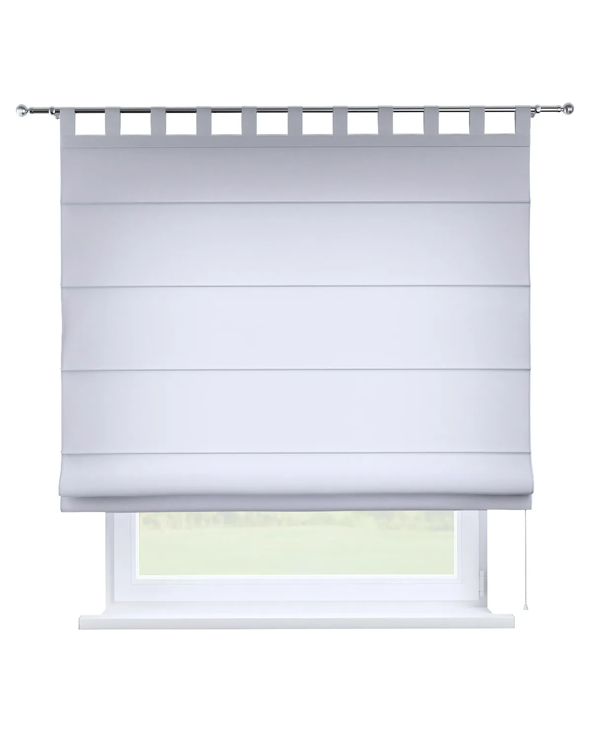Raffrollo Verona Farbe weiß de Dekoria – photo du produit