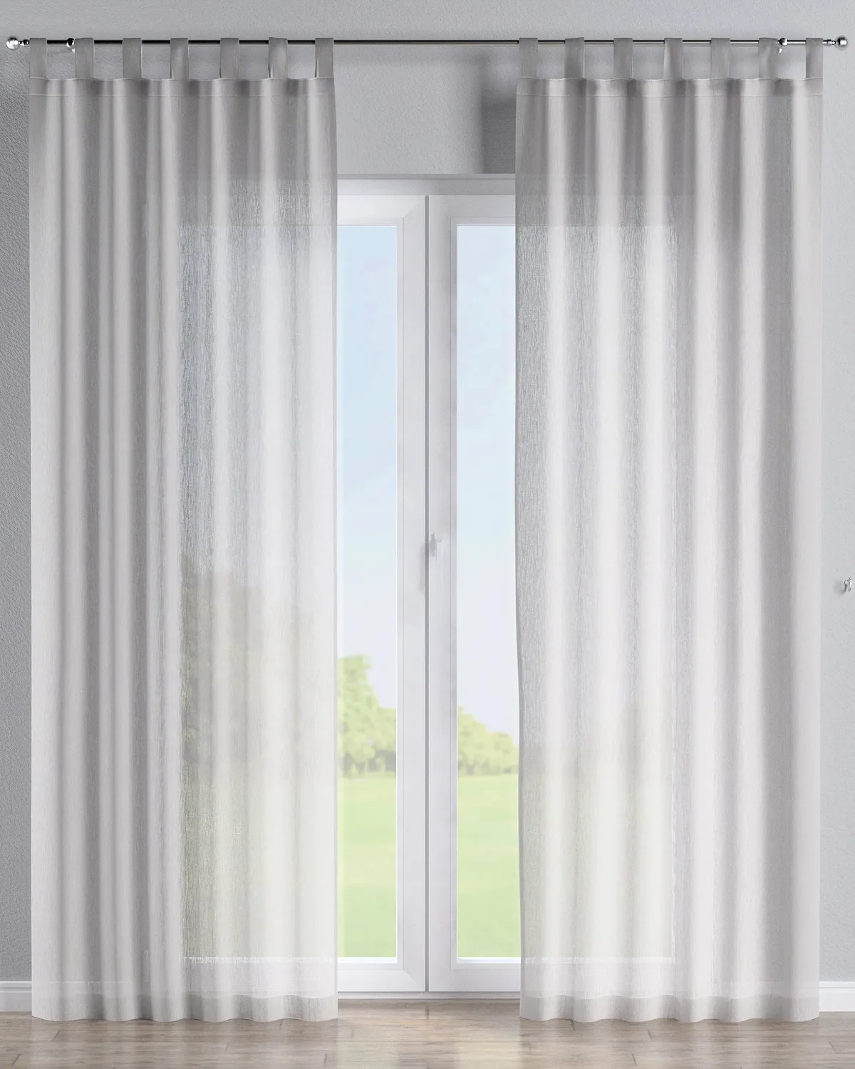 Schlaufenschal Farbe beige Stoff halbtransparent, strukturiert de Dekoria – photo du produit