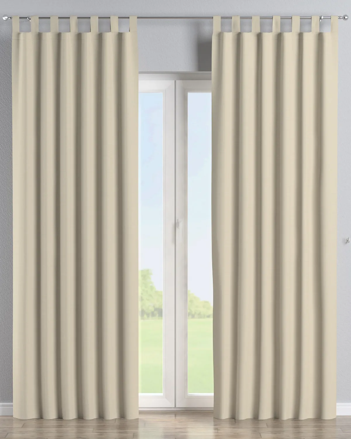 Schlaufenschal Farbe beige Stoff outdoor, strukturiert de Dekoria – photo du produit