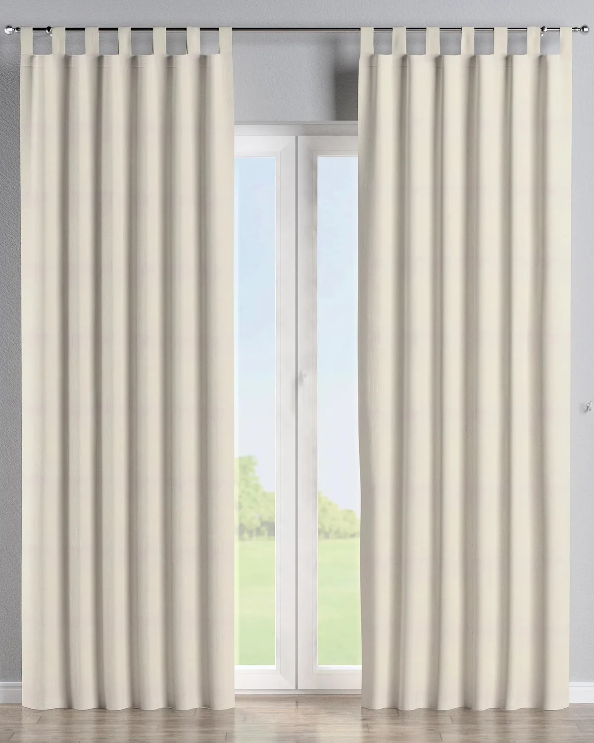 Schlaufenschal Farbe beige Stoff verdunkelnd de Dekoria – photo du produit