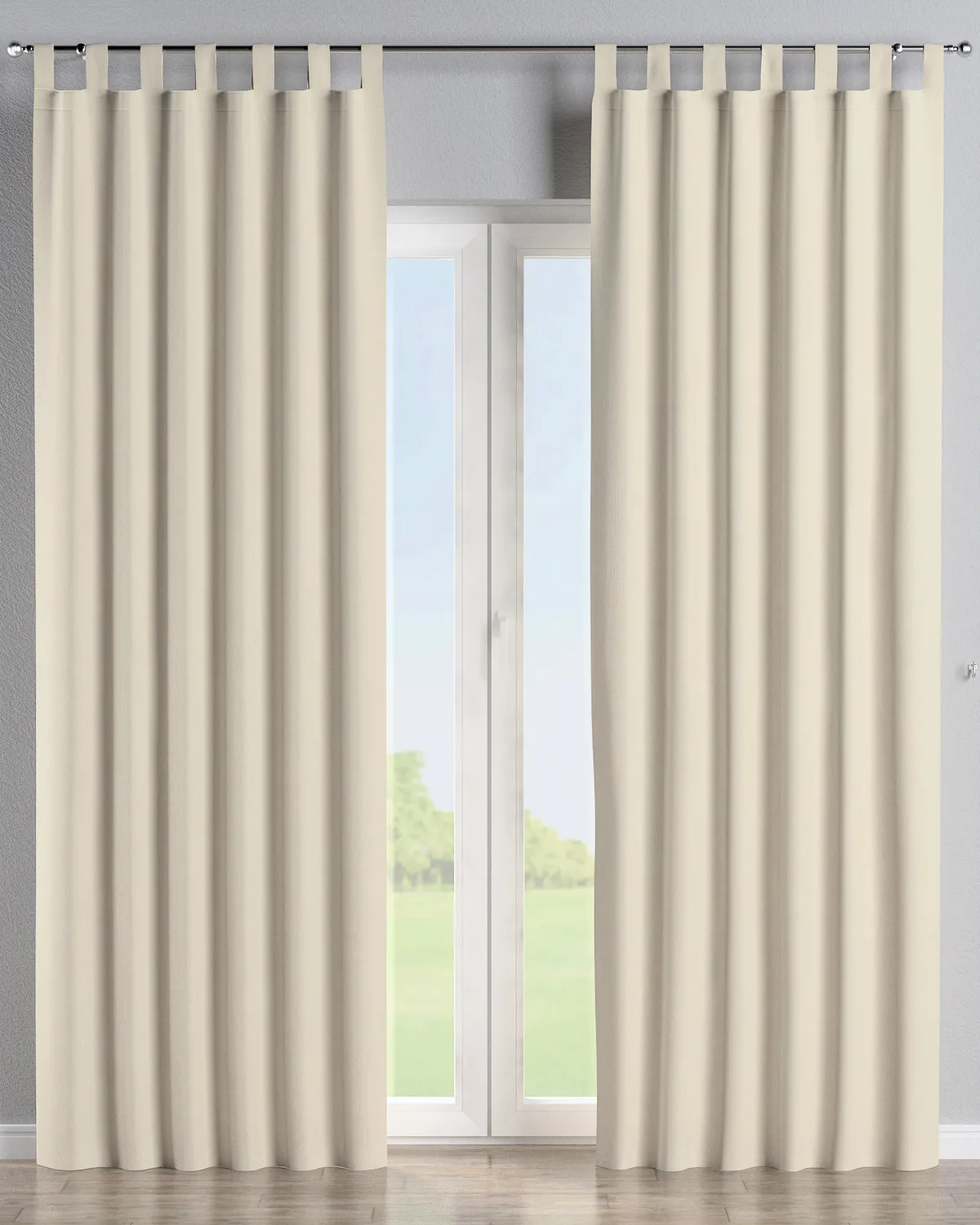 Schlaufenschal Farbe beige Stoff verdunkelnd de Dekoria – photo du produit