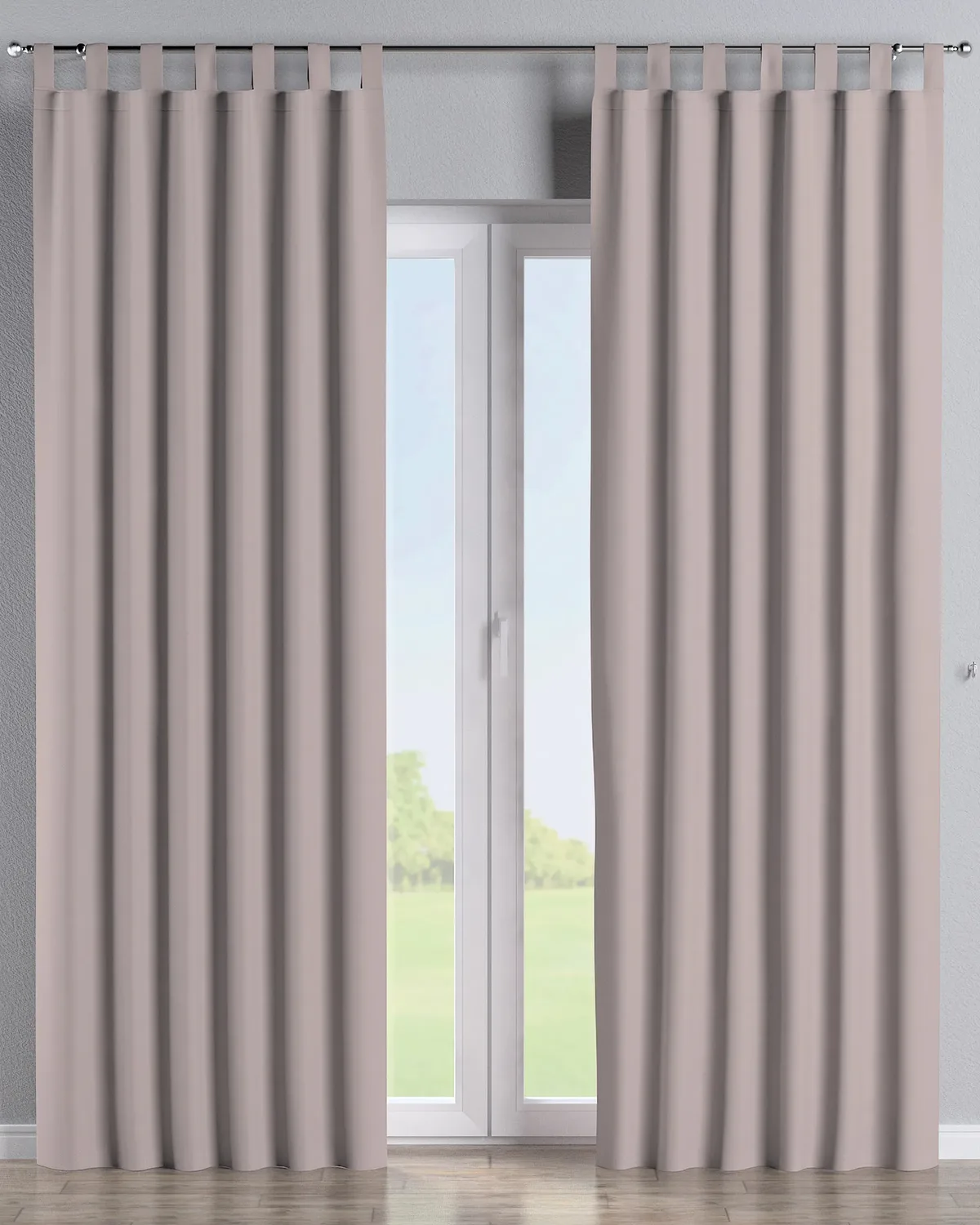 Schlaufenschal Farbe beige Stoff verdunkelnd de Dekoria – photo du produit