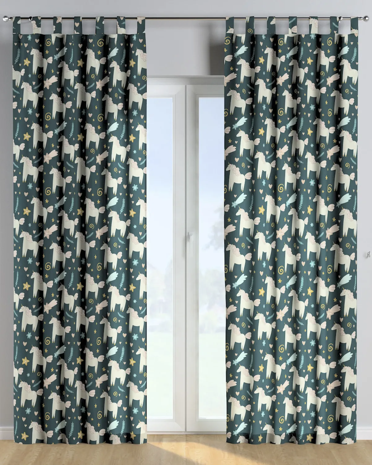 Schlaufenschal Farbe braun Stoff gemustert de Dekoria – photo du produit