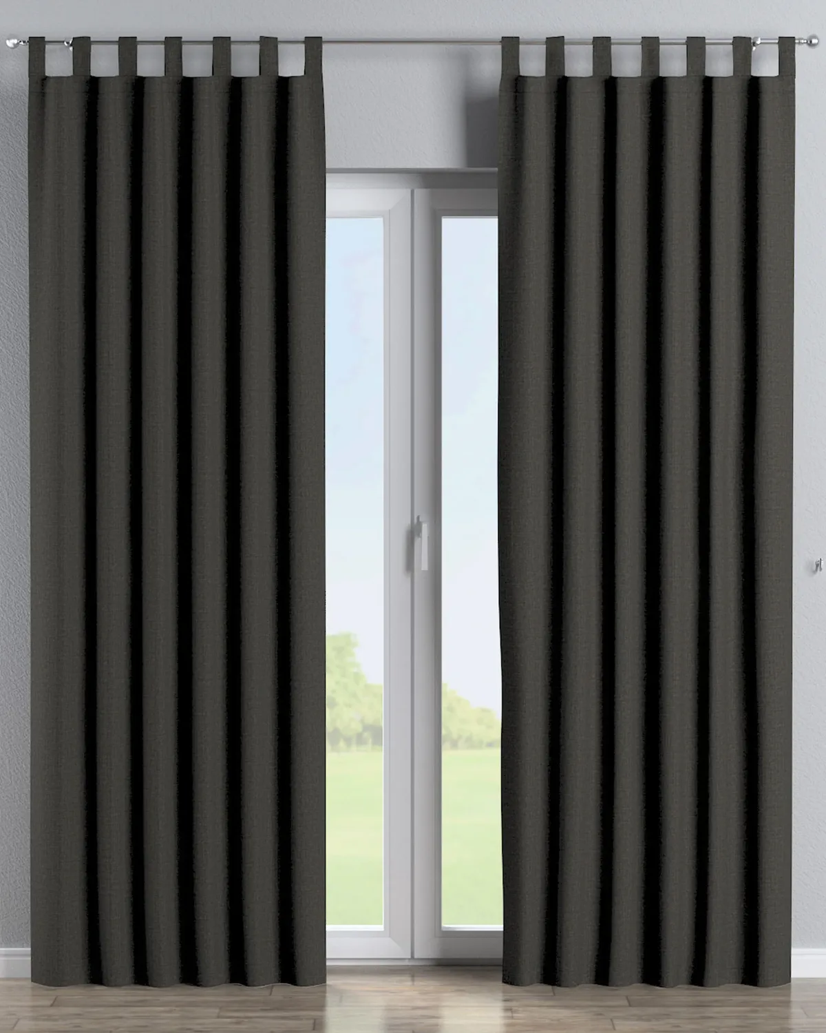 Schlaufenschal Farbe braun Stoff outdoor, strukturiert de Dekoria – photo du produit