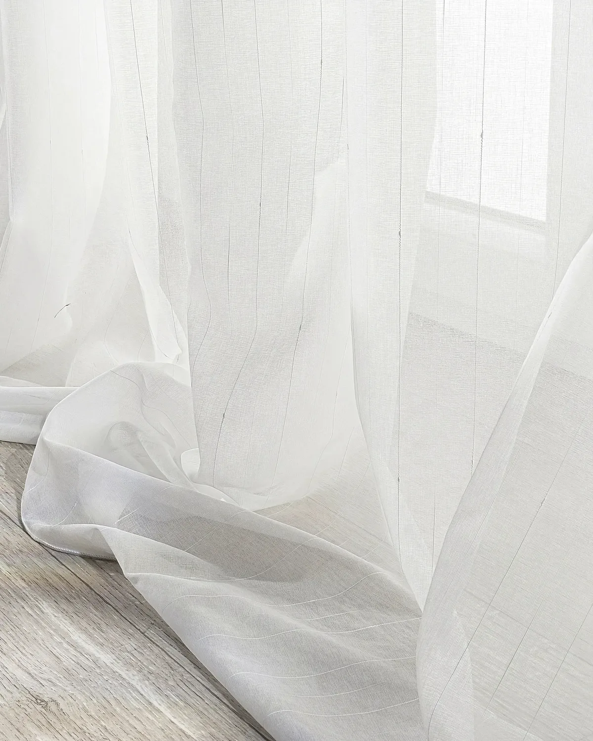 Schlaufenschal Farbe creme Stoff halbtransparent, strukturiert, gemustert by Dekoria – product photo