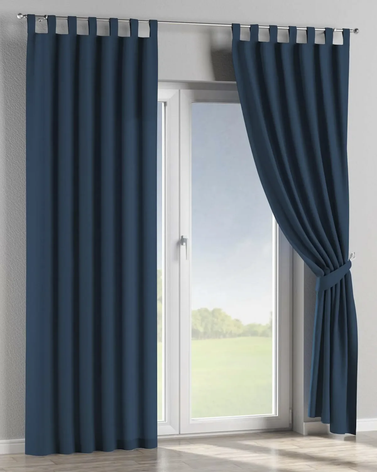 Schlaufenschal Farbe dunkelblau de Dekoria – photo du produit