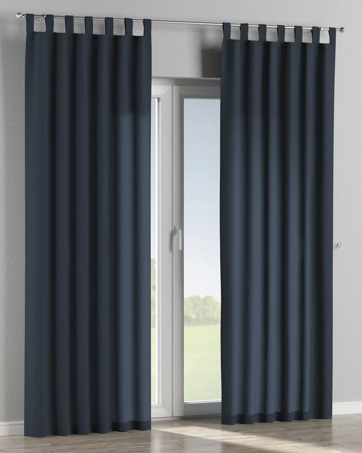 Schlaufenschal Farbe dunkelblau de Dekoria – photo du produit