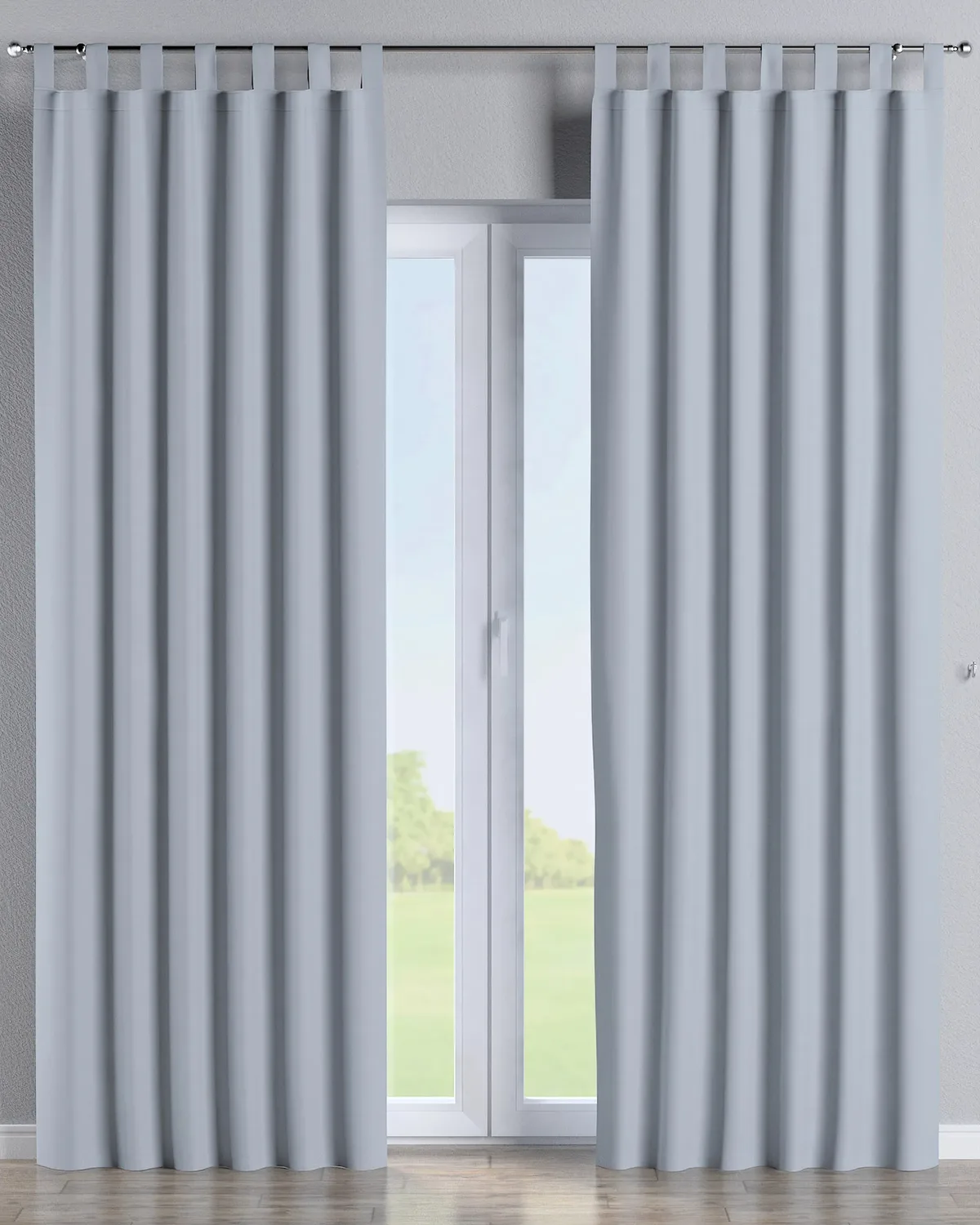 Schlaufenschal Farbe grau Stoff verdunkelnd de Dekoria – photo du produit