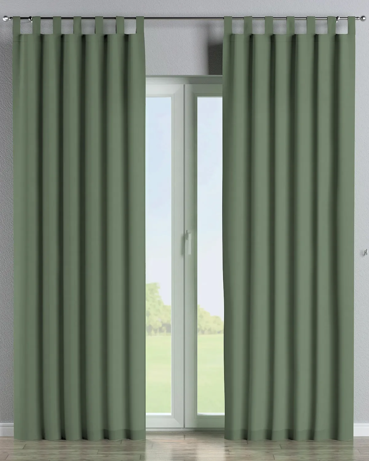 Schlaufenschal Farbe grün de Dekoria – photo du produit