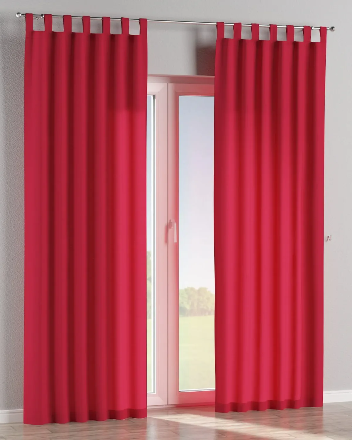 Schlaufenschal Farbe rot de Dekoria – photo du produit