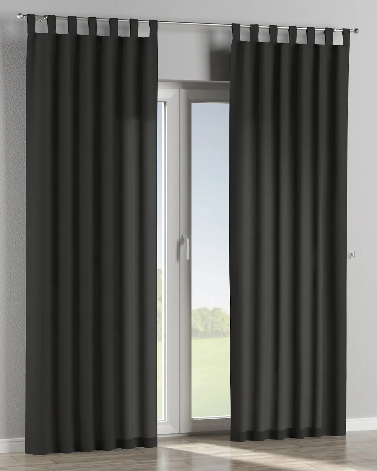 Schlaufenschal Farbe schwarz de Dekoria – photo du produit