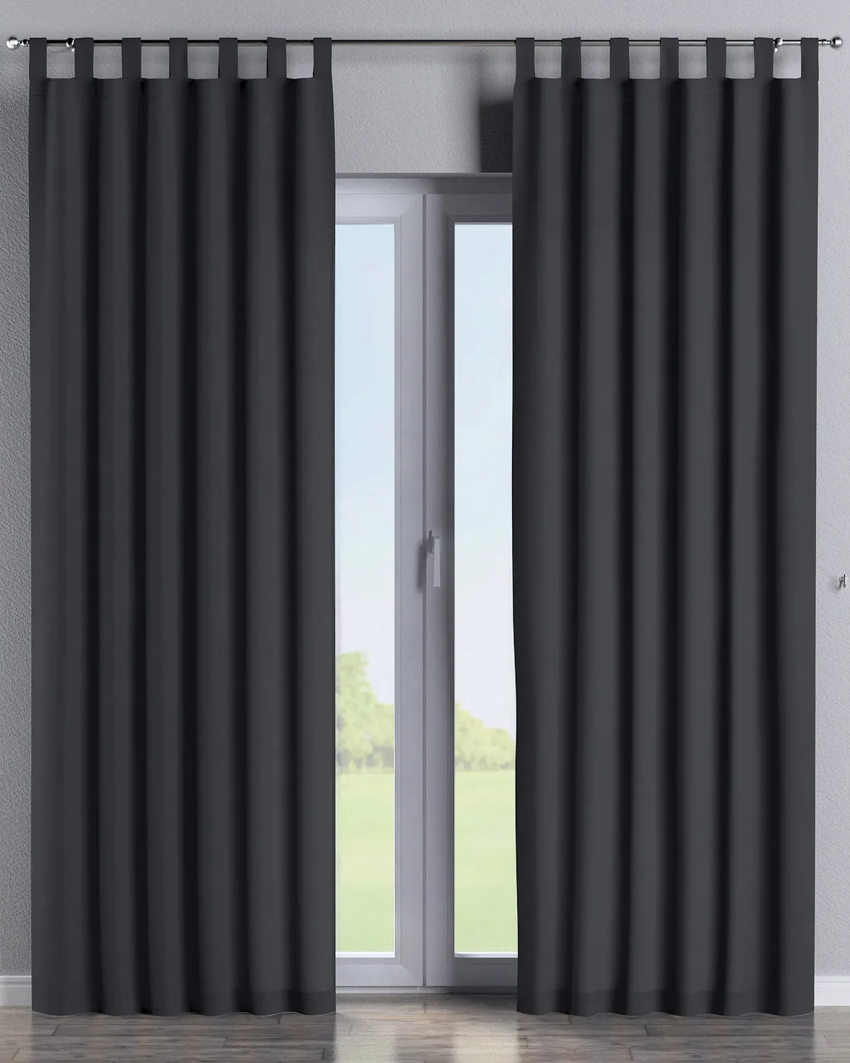 Schlaufenschal Farbe schwarz de Dekoria – photo du produit