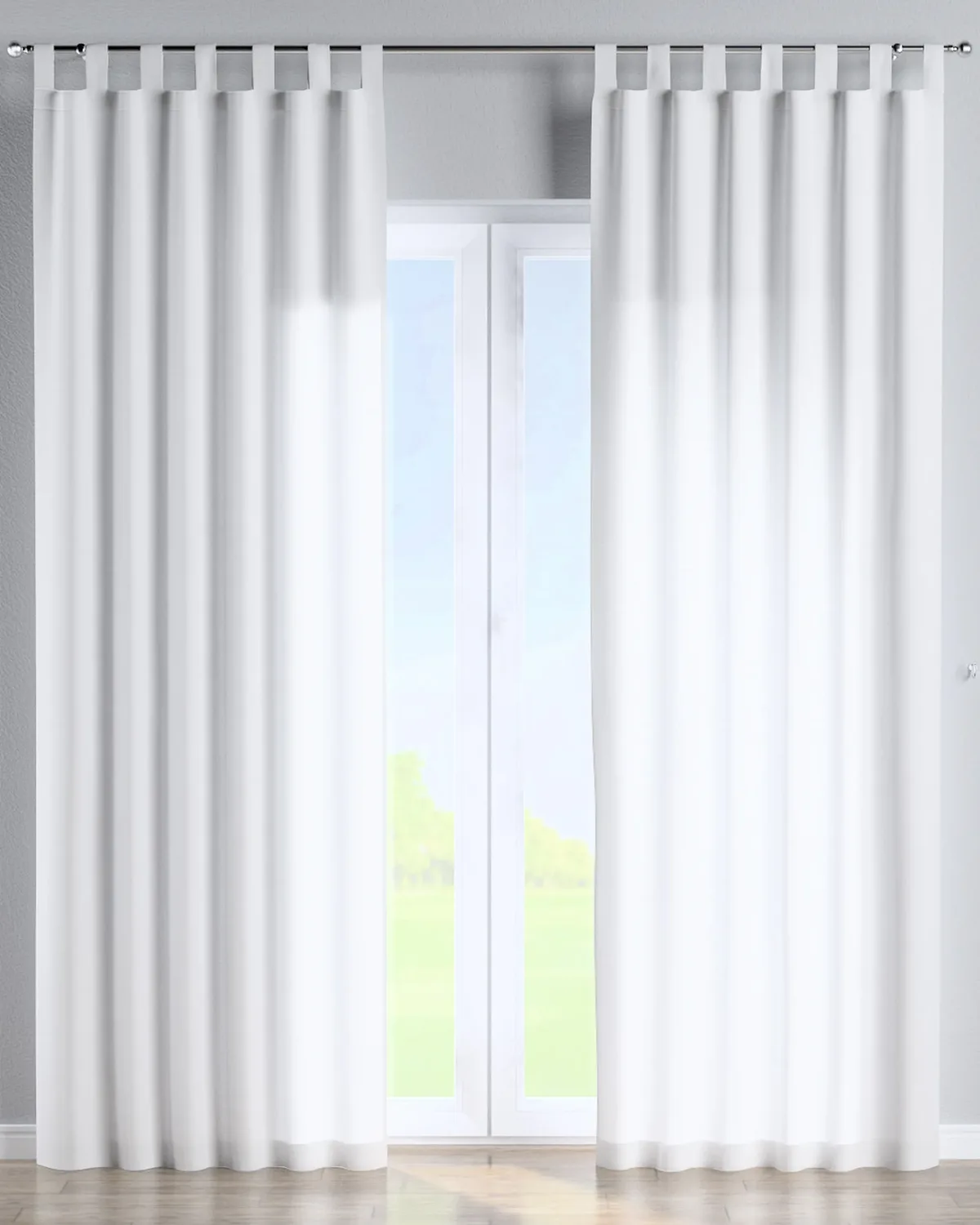 Schlaufenschal Farbe weiß van Dekoria – productfoto