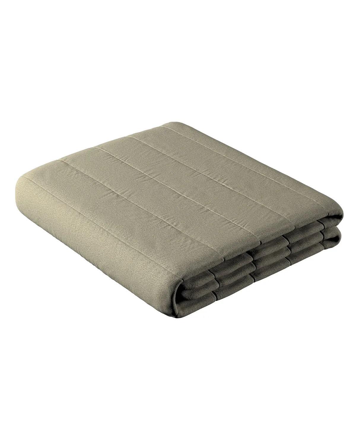 Tagesdecke mit Streifen-Steppung Farbe beige Stoff strukturiert van Dekoria – productfoto