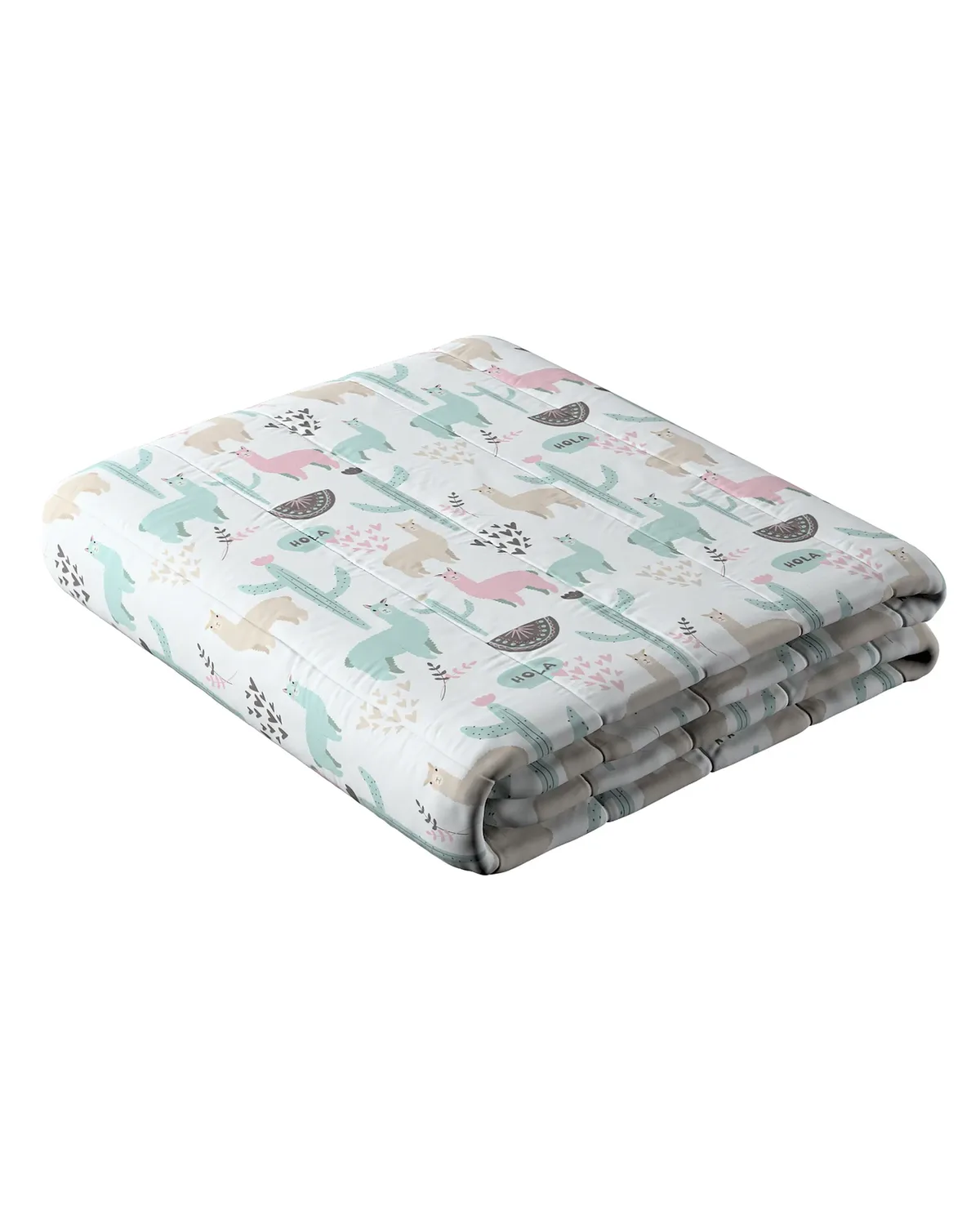 Tagesdecke mit Streifen-Steppung Farbe grün Stoff gemustert van Dekoria – productfoto