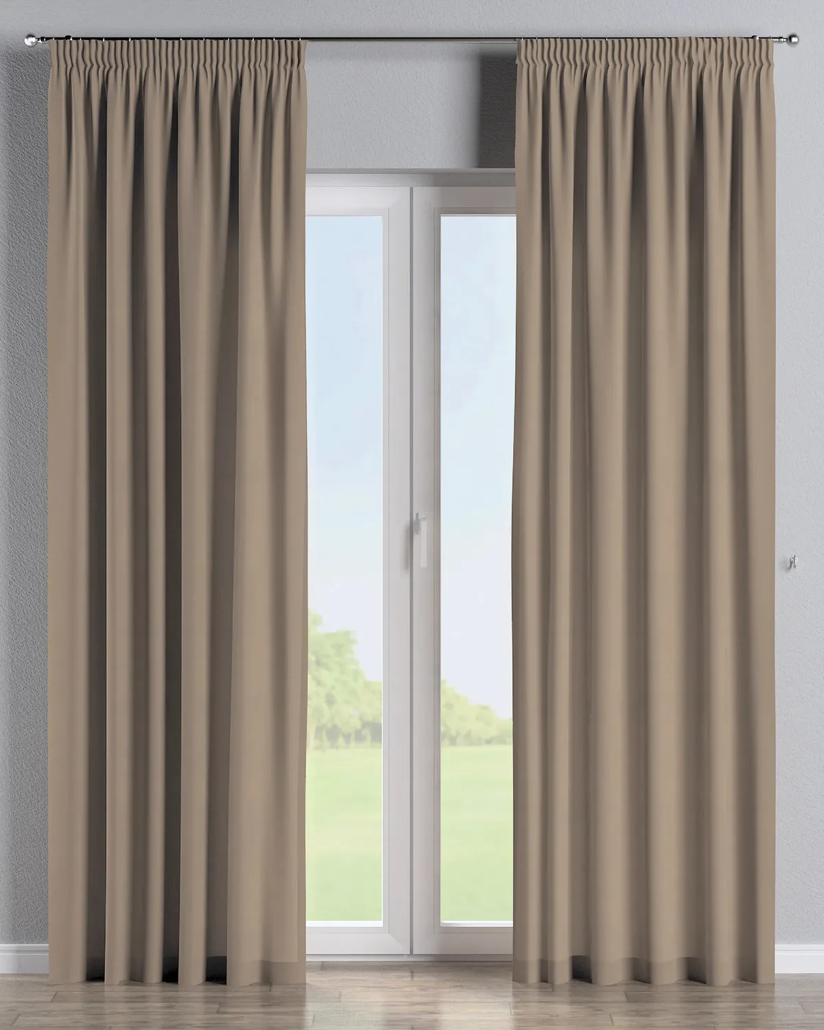 Vorhang mit Kräuselband Farbe beige de Dekoria – photo du produit
