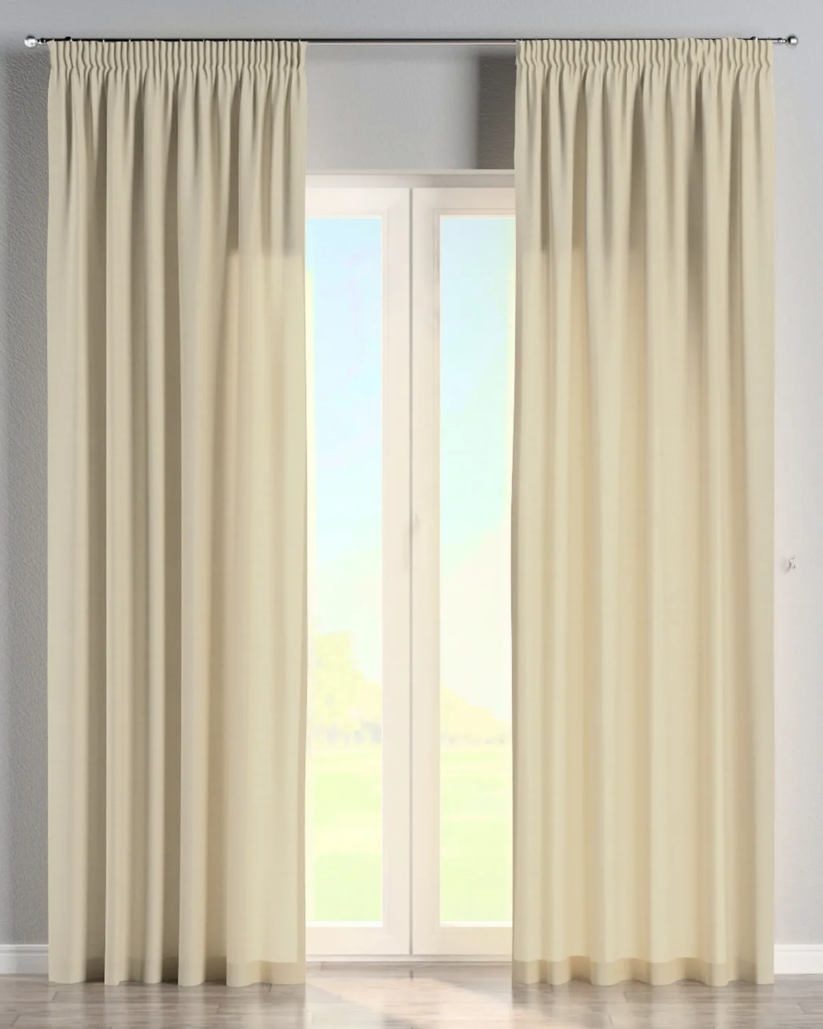 Vorhang mit Kräuselband Farbe beige de Dekoria – photo du produit