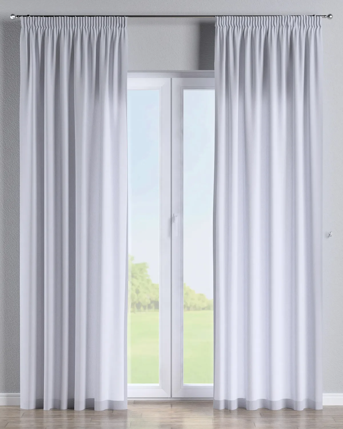 Vorhang mit Kräuselband Farbe weiß de Dekoria – photo du produit