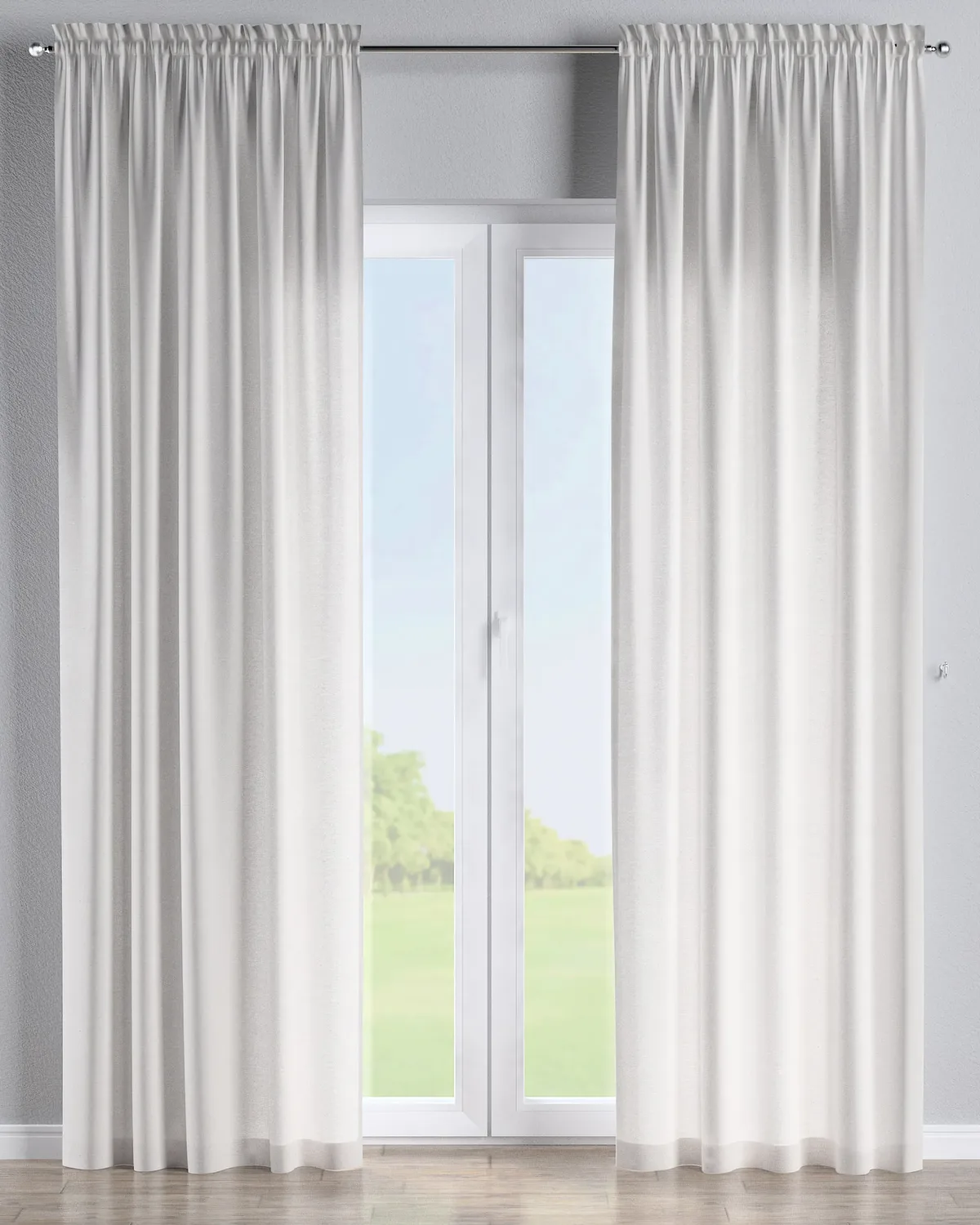 Vorhang mit Tunnel und Köpfchen Farbe beige de Dekoria – photo du produit