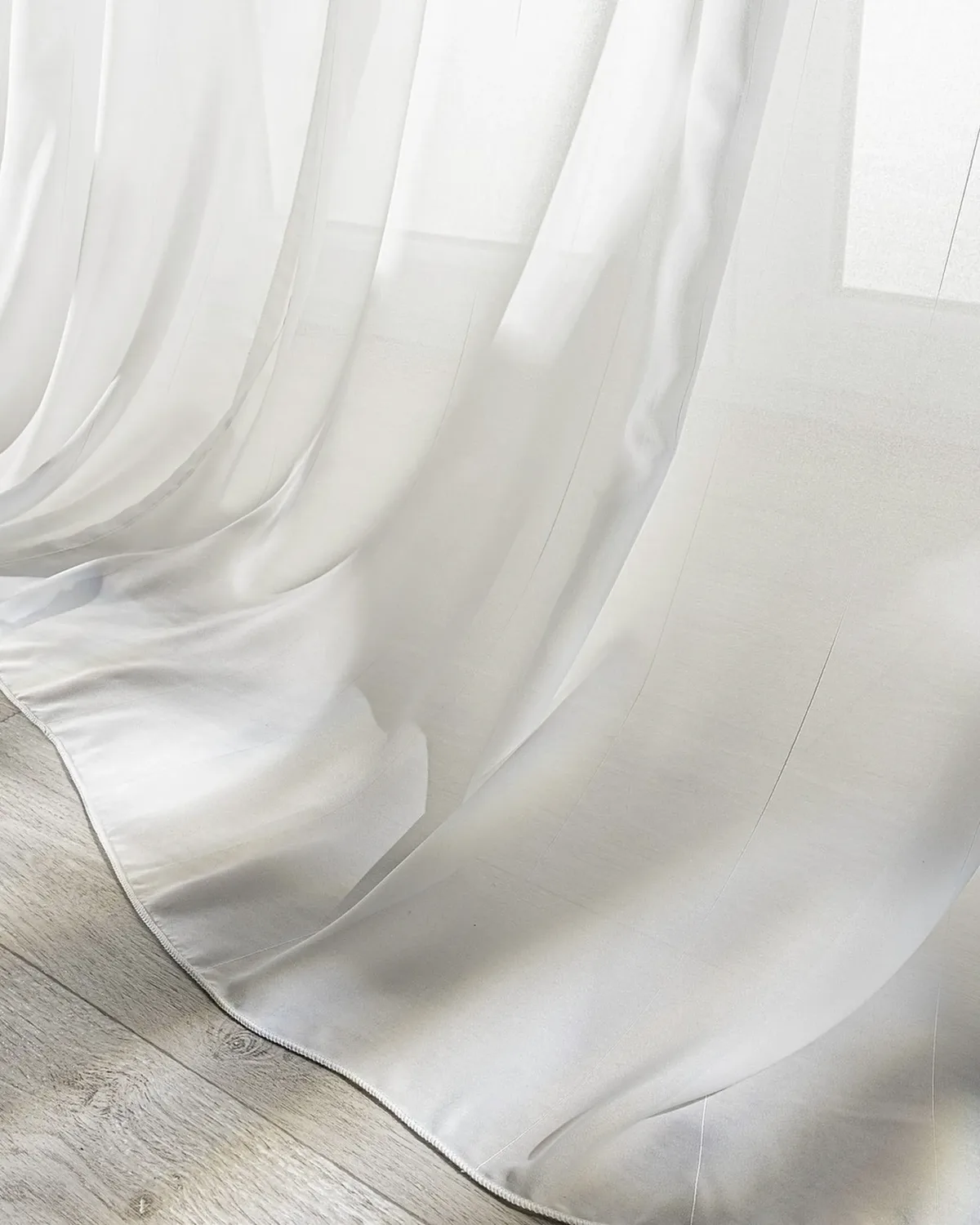 Wellenvorhang Farbe creme Stoff halbtransparent, strukturiert, gemustert de Dekoria – photo du produit