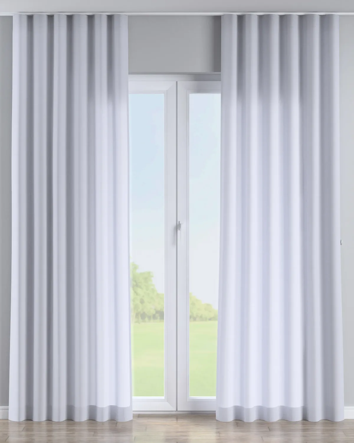 Wellenvorhang Farbe weiß de Dekoria – photo du produit