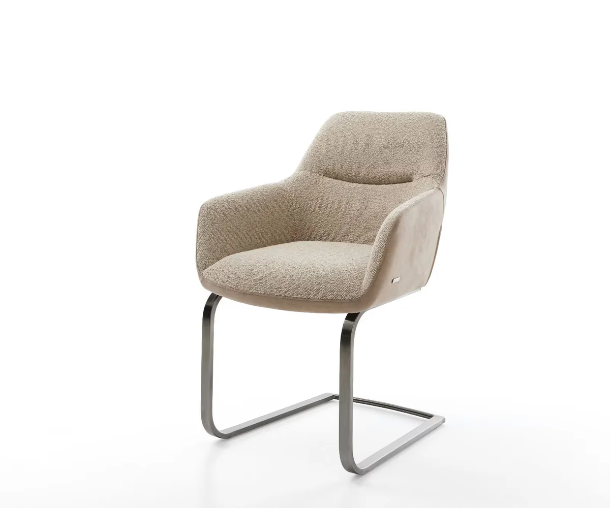 Pejo-Flex Sledemodel Bank in Grijs met Microfibre en Boucle Stoffering de DELIFE – photo du produit