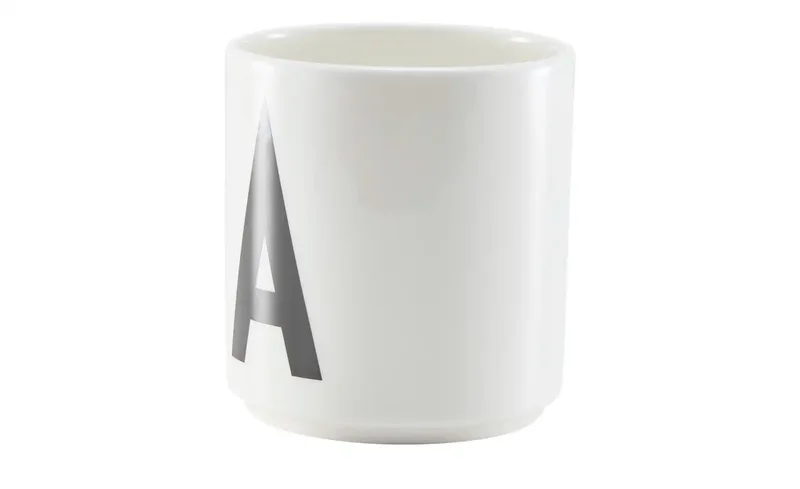 Buchstabenbecher fra Design Letters i Hvid – produktbillede 1 af 2