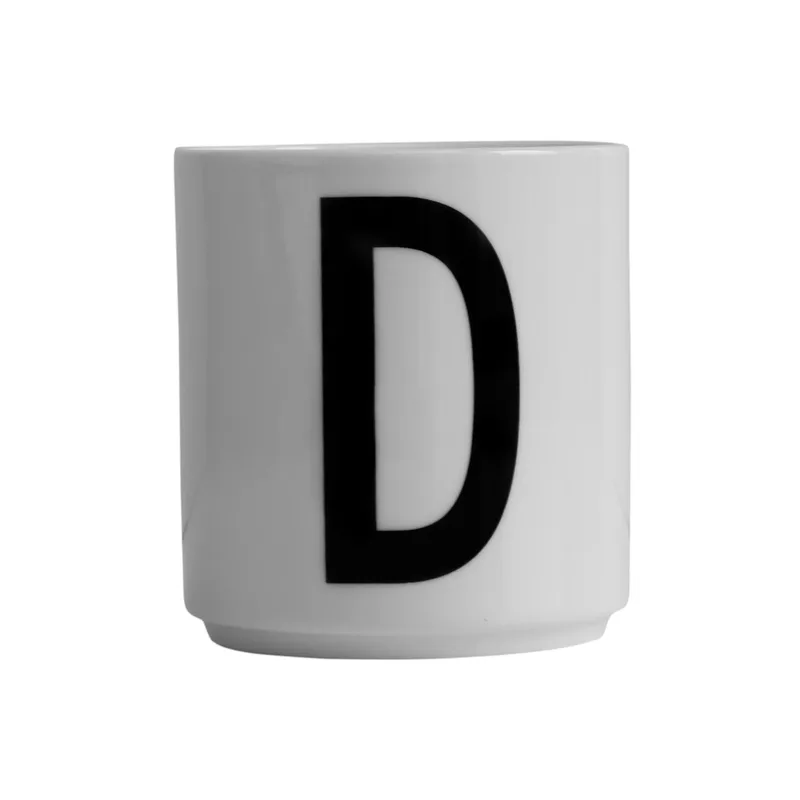 Design Letters Becher weiß D by Design Letters – product photo