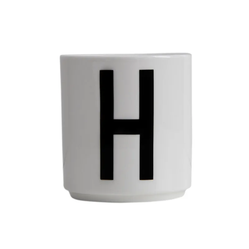 Design Letters Becher weiß H by Design Letters – product photo