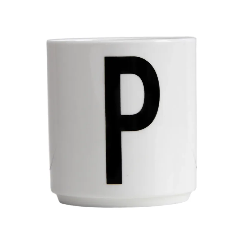 Design Letters Becher weiß P de Design Letters – photo du produit
