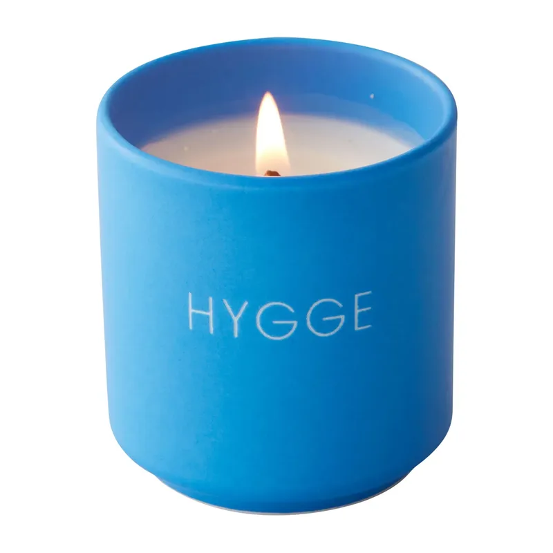 Design Letters Duftkerze Ø5,5cm Hygge-cobalt blue von Design Letters – Produktfoto